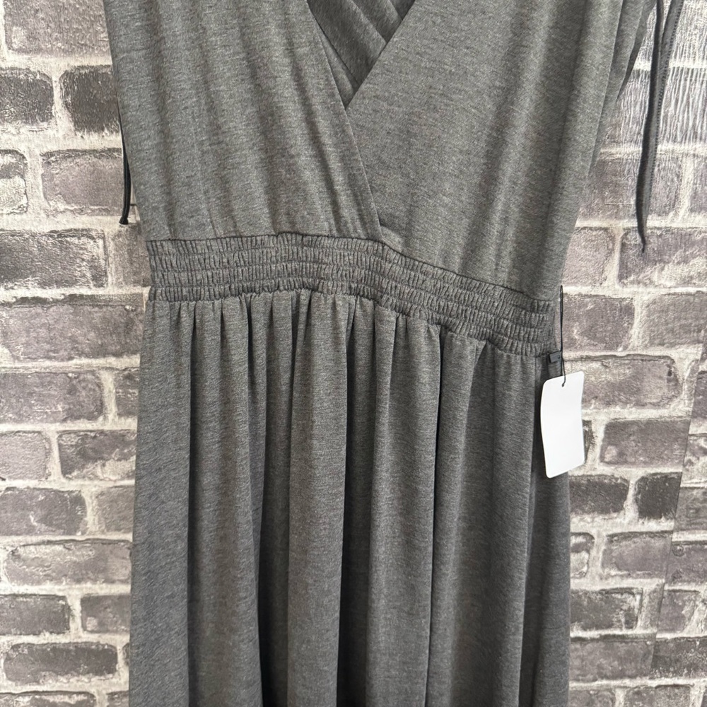 NWT Joyfolie GIOVANNA DRESS HEATHER CHARCOAL maxi - Picture 14 of 14